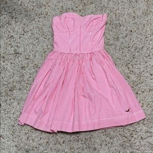 Pink stripped dress